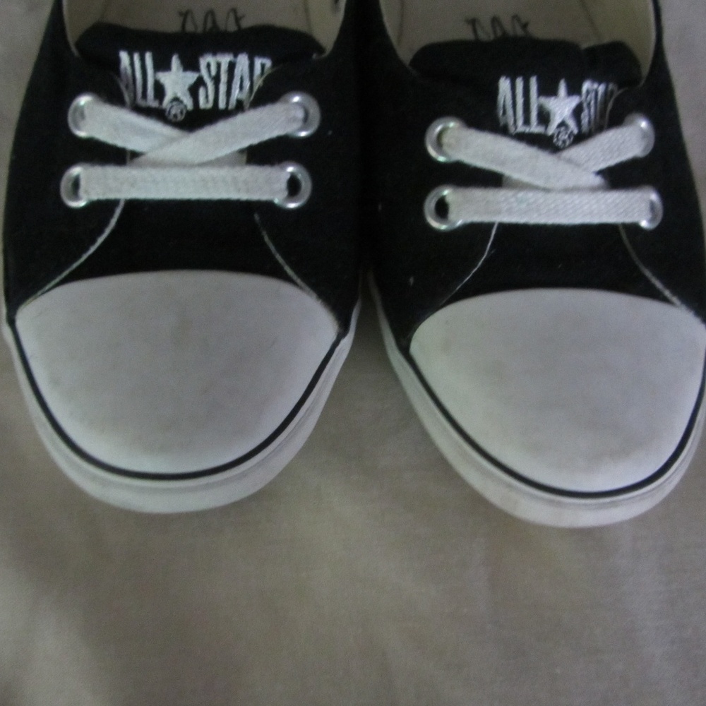 Vintage Converse Ballet Lace Black Flats